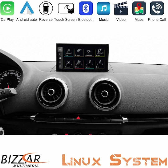 Bizzar Οθόνη Αφής 7" για Ταμπλό Αυτοκινήτου Audi A3 Volkswagen Up με Bluetooth/USB/AUX/WiFi/Apple-CarPlay