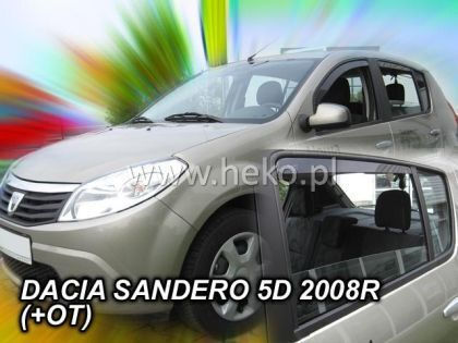 Heko Dacia Sandero Stepway I 2008-2012 5 Tür 4 Stück Vorder- und Hinterseite