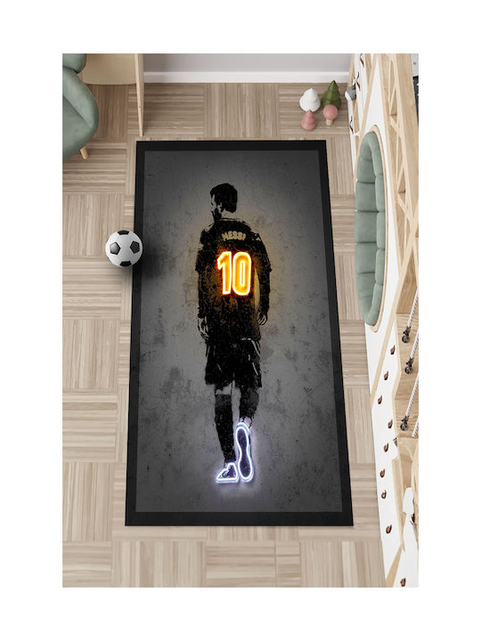 SteweHome Παιδικό Χαλί Ποδόσφαιρο Πολύχρωμο 60x100cm Πάχους 60mm
