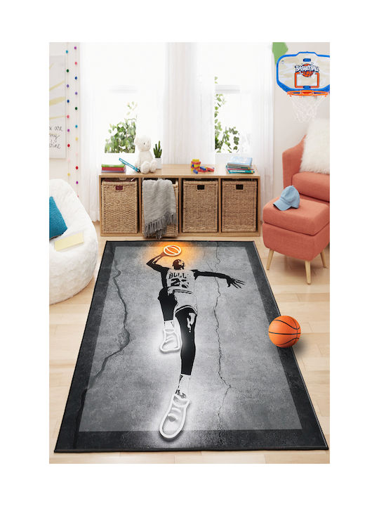 SteweHome Παιδικό Χαλί Μπάσκετ 100x300cm Πάχους 60mm