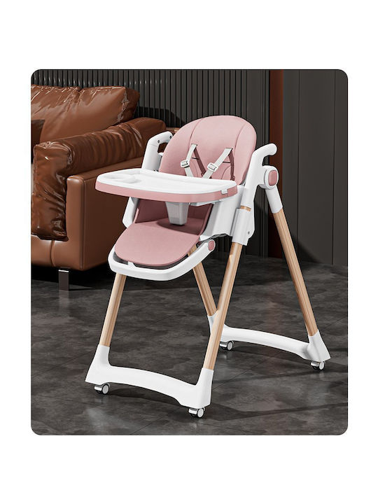 Little Mom Little Mom Baby Hochstühle Klappbar Rosa BH-513