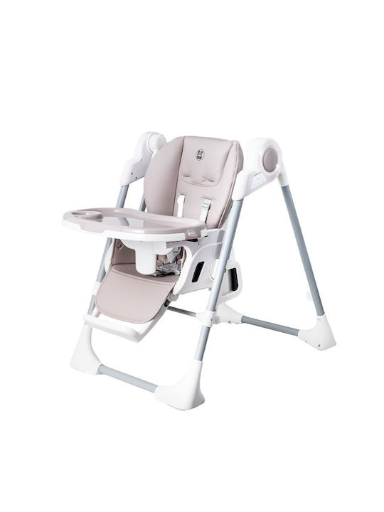 Buf Boof Klappbarer Baby Hochstuhl Ecru