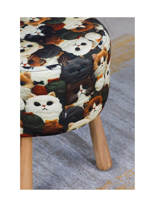 Living Room Wicker Bohemian Stool