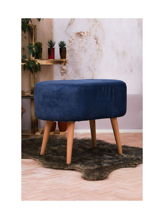 Living Room Wooden Oval Stool