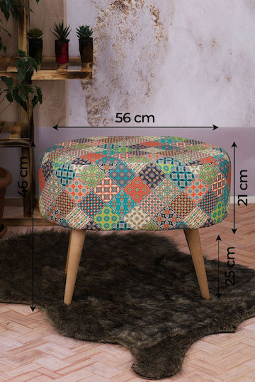 Hocker Für Das Wohnzimmer Hölzernes Mehrfarbig