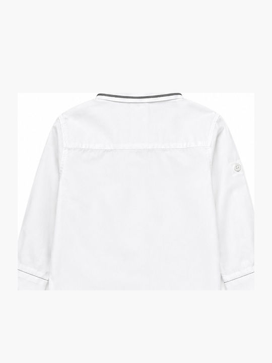 Kids Short-Sleeved Shirt White