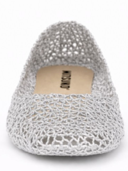 Silicone Beach Shoe Ballerina Silver
