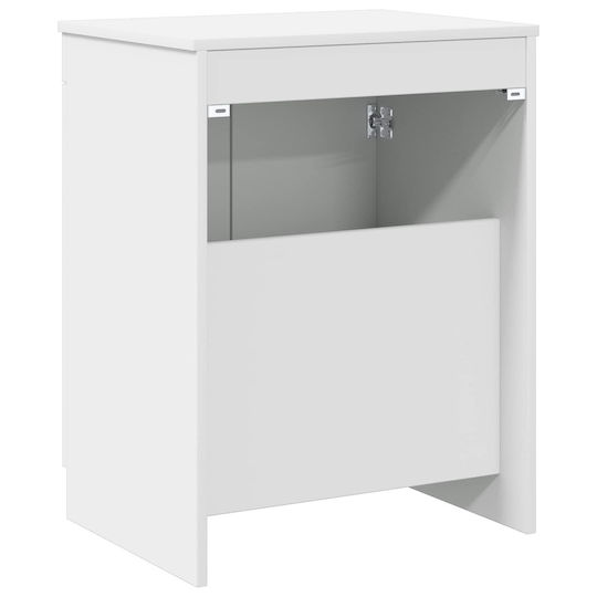 vidaXL Bancă Fără Lavoar M54xA41xÎ70cm Alb
