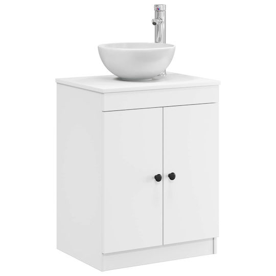 vidaXL Bancă Fără Lavoar M54xA41xÎ70cm Alb