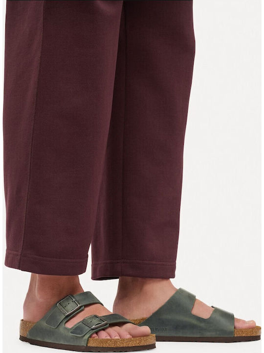 Leoi Leather Men's Sandals in Green Colour