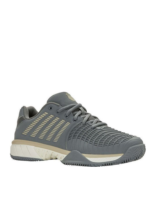 K-Swiss Express Мъжки Обувки За Тенис За Глинени Игрища Сиви