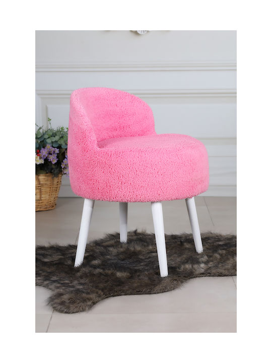 Kitchen Wooden Pink Stools