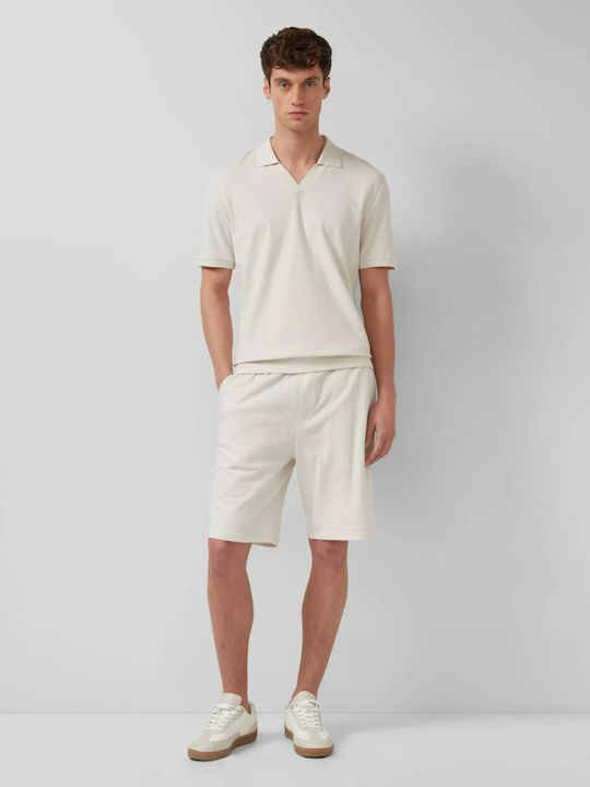 Polo Short Sleeve Blouse Cream
