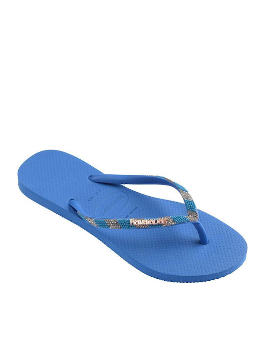 Havaianas Slim Slim Flip Flops in Blue Colour