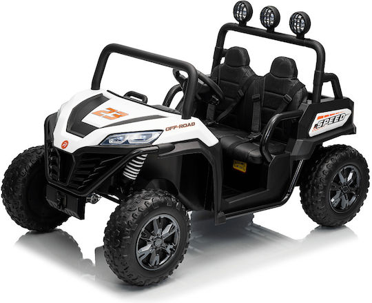 Doppelsitzer Elektrisch mit Fernbedienung 12 Volt Weiß BUGGY-HL5588-Weiß