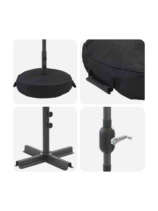 Umbrelă Rotundă Din Aluminiu Maro Φ3m