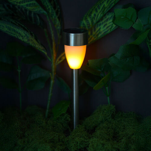 Modee Lighting Σετ 24 Καρφωτά Ηλιακά Φωτιστικά Πυρσοί Θερμό Λευκό 1800K με Φωτοκύτταρο IP44 36x36x28.5εκ.
