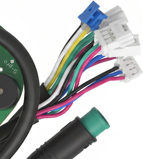 Avizar Ecran Lcd Scuter 5 Pro Cabluri Impermeabile Moduri Afișare Eco D S Negru Verde