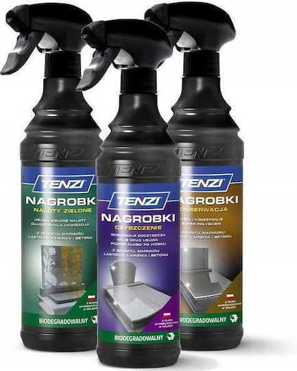 Tenzi Reinigungs- und Pflege-Set für Autoteile 3x600ml