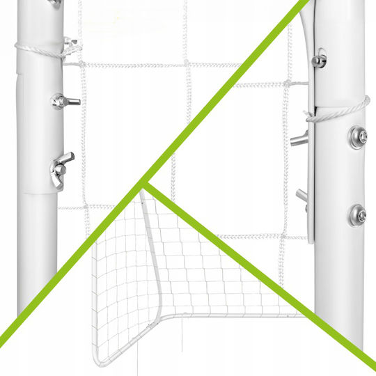 Τέρματα Ποδοσφαίρου 213x150x90cm Σετ 2τμχ