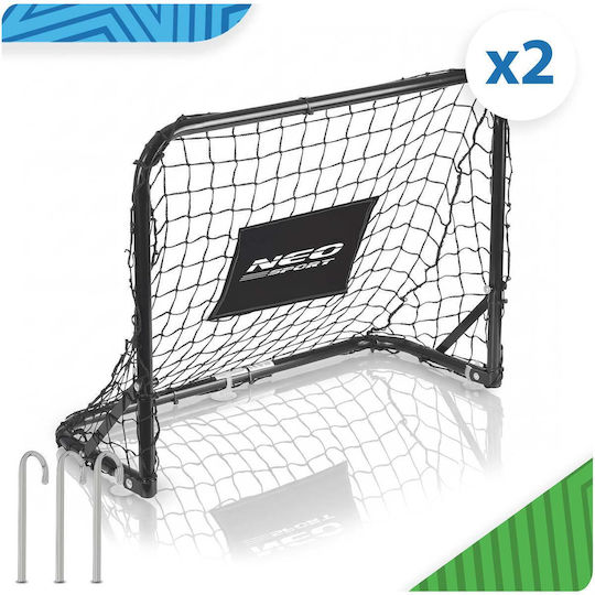 NEO Sport Τέρματα Ποδοσφαίρου 60x45x25cm Σετ 2τμχ