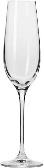 Krosno Set Brillen Champagner Kelch Kristall 180ml 6 Stück