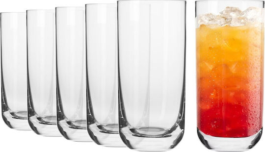 Krosno Krosno Wasserbrillen Kristall Honig 360ml 6 Stück