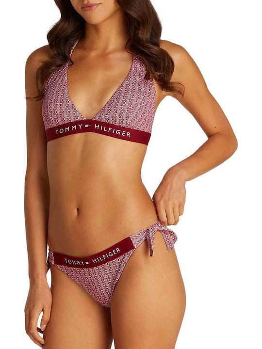 Set Bikini Triunghi Roșu