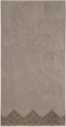 SteweHome Face Towel 50x90cm Brown 2 Pieces