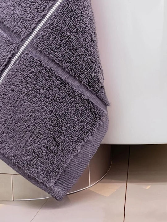 SteweHome Body Towel 90x150cm Gray Weight 700gr/m²
