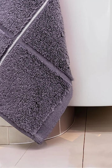 SteweHome Body Bath Towel 90x150cm Grey Weight 700gr/m² SteweHome Body Bath Towel 90x150cm Grey Weight 700gr/m²
