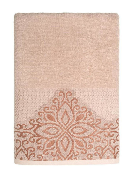 SteweHome Bath Towel 70x140cm Jacquard 2 Pieces