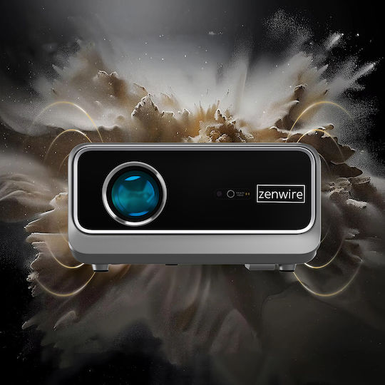 Zenwire G60 Projector DLP Full HD Λάμπας LED με Wi-Fi και Ενσωματωμένα Ηχεία