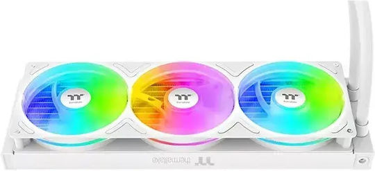 Thermaltake TH360 V3 Ultra ARGB Sync v3 AIO CPU Liquid Cooling with 3 120mm Fans White
