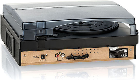 Roadstar TTR-8634 Turntables with Preamp and Built-in Speakers Silver