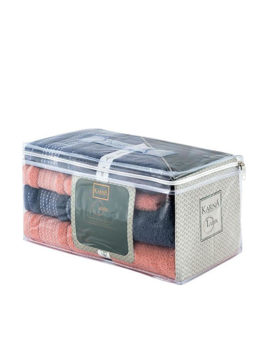 SteweHome Bath Towels Set 4pcs