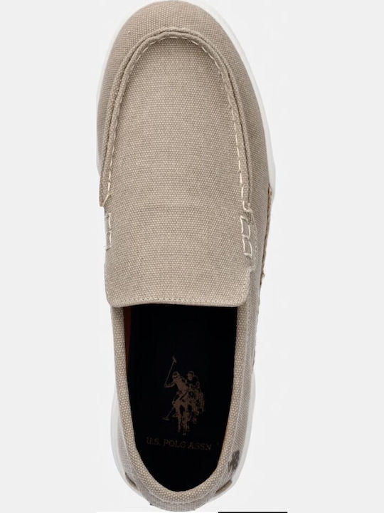 Men's Moccasins in Beige Colour