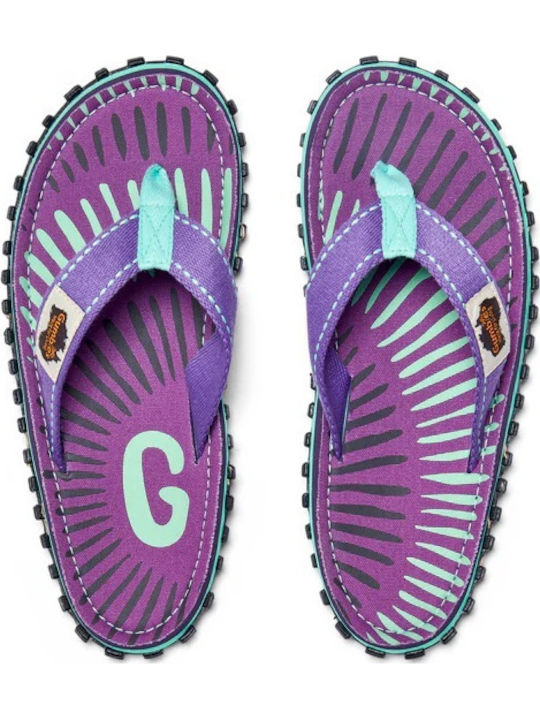 Flip Flops In Purple Colour