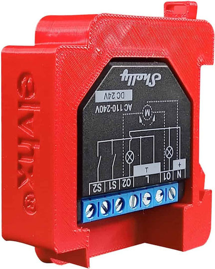 El22 El22 Plastic Case Shelly Gen3 & Gen4 Din Rail