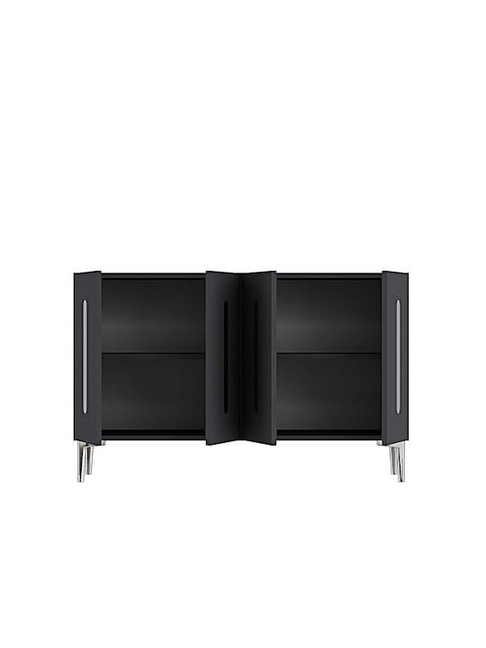 Μπουφές Ξύλινος Καφέ 120x32x75cm