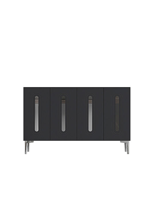 Μπουφές Ξύλινος Καφέ 120x32x75cm
