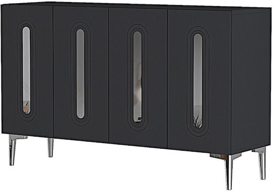 Μπουφές Ξύλινος Καφέ 120x32x75cm