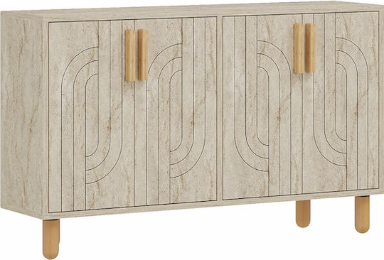 Μπουφές Ξύλινος Καφέ 120x30x75cm