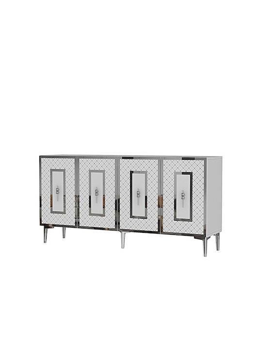 Буфет Дървен SteweHome Кафяв 150x32x75cm