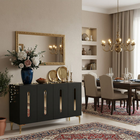 Sideboard Holz Braune 120x32x75cm Sideboard Holz Braune 120x32x75cm