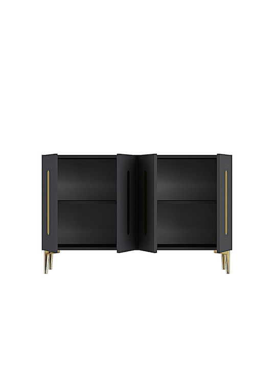 Μπουφές Ξύλινος Καφέ 120x32x75cm
