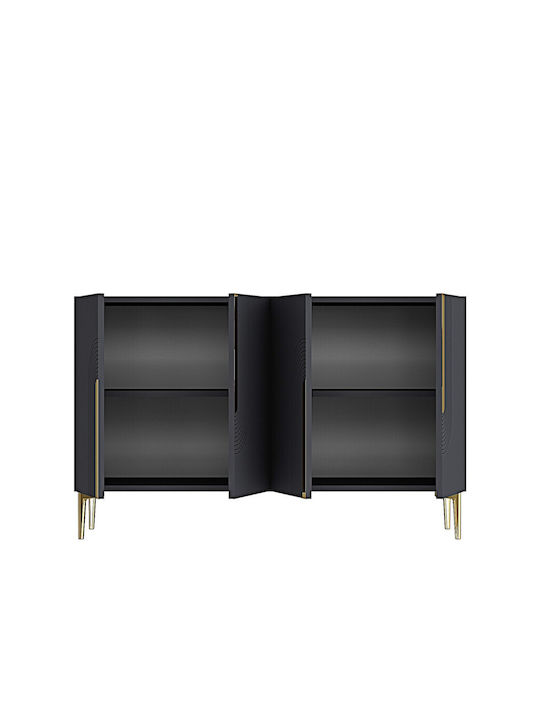 Μπουφές Ξύλινος Καφέ 120x30x75cm