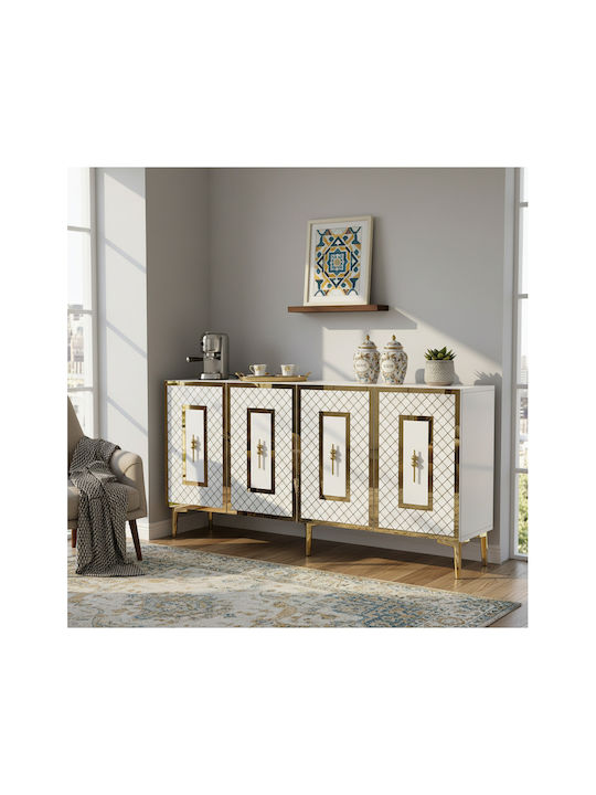 Sideboard Holz Braune 150x32x75cm