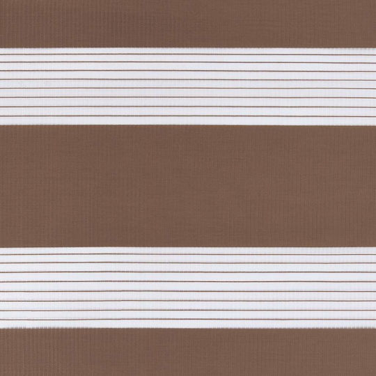 vidaXL Roller Blinds Partial Blackout Brown W105xH230cm 4014392