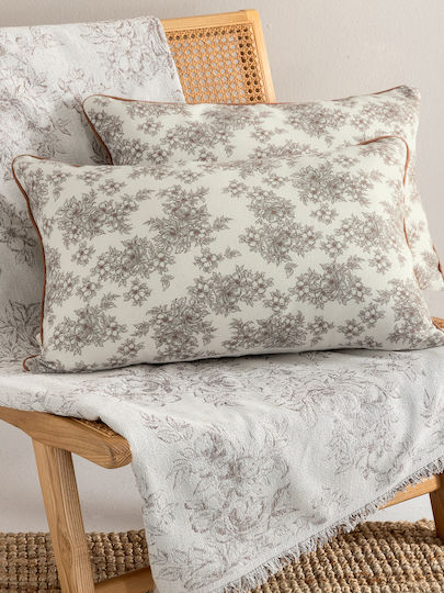 Palamaiki Decorative Pillow Case from 100% Cotton Multicolour 40x60cm